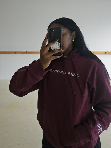 SRKR Mantra Hoodie Maroon