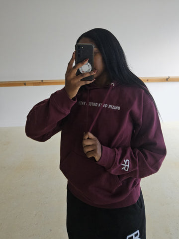 SRKR Mantra Hoodie Maroon