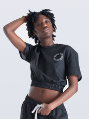 Mandila Black Crop Top